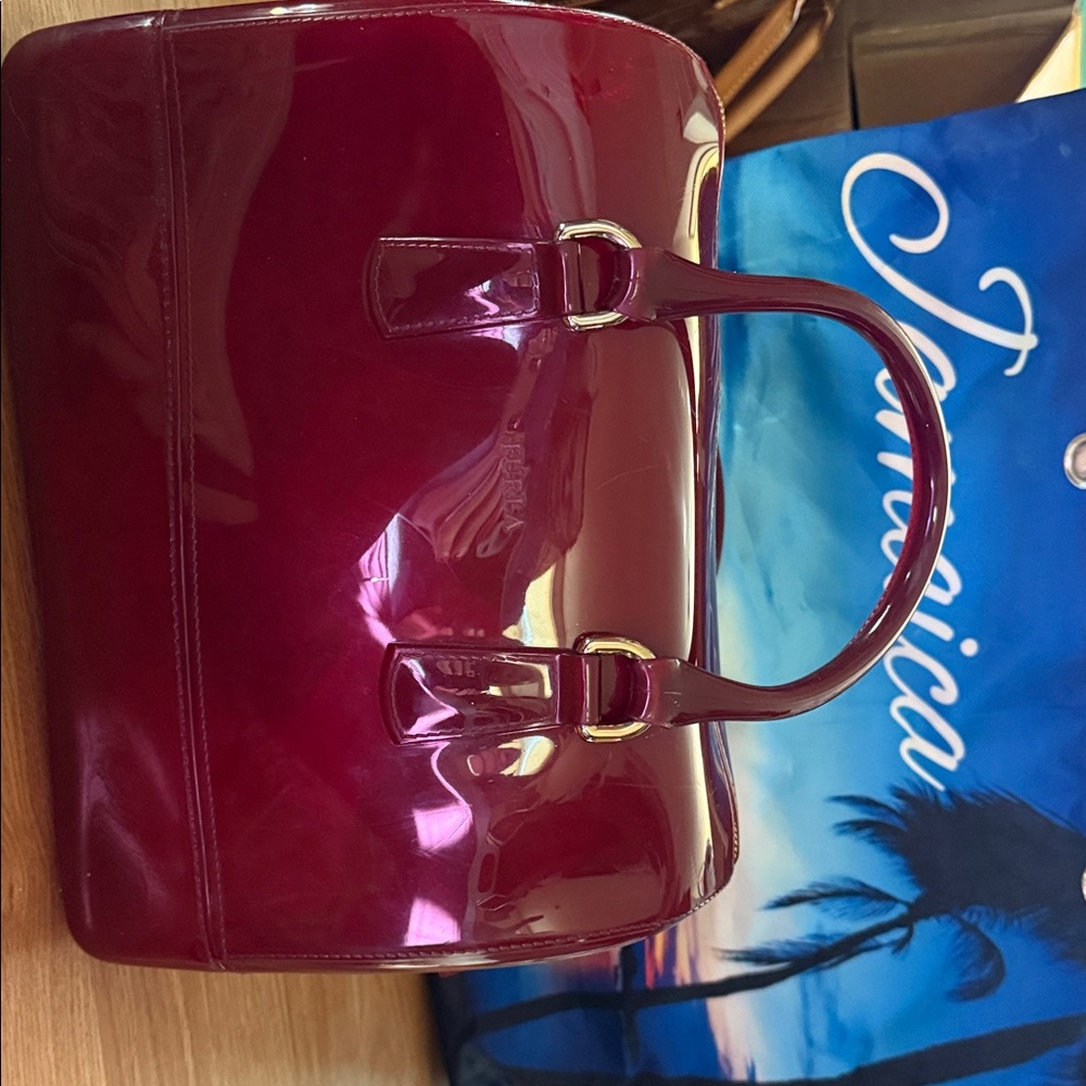 FURLA(VINTAGE)RED CANDY BAG - Picture 6 of 10
